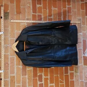 Danier Black Fall/Winter leather jacket with removable liner